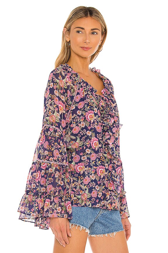 view 2 of 4 Alberta Top in Falaise Floral