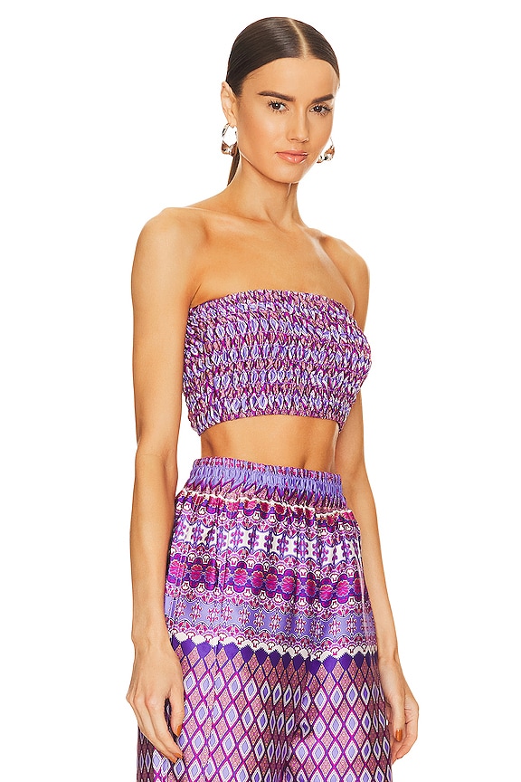 view 2 of 4 Roksana Bandeau in Violet Geo