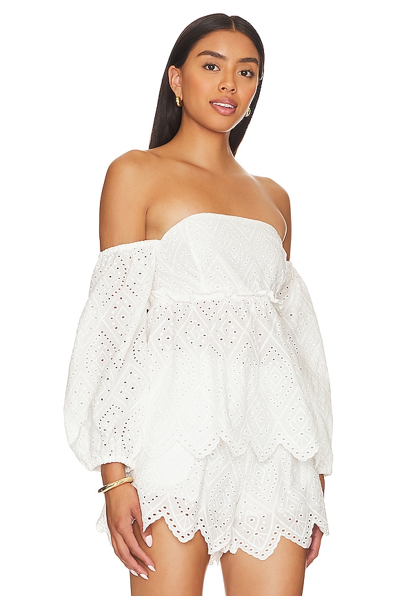 view 2 of 4 ТОП SERA in WHITE EYELET