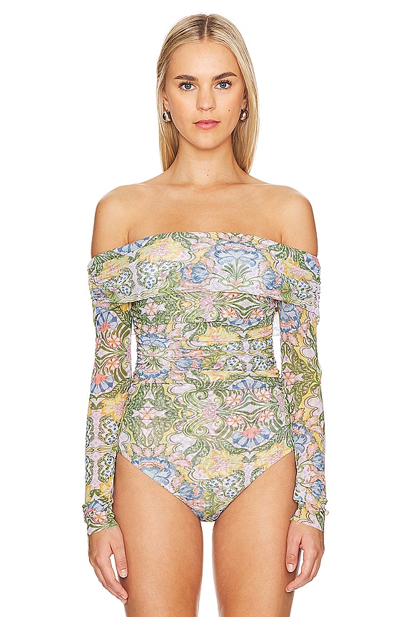 view 2 of 5 Orella Bodysuit in Dolce Vita Kaleidoscope