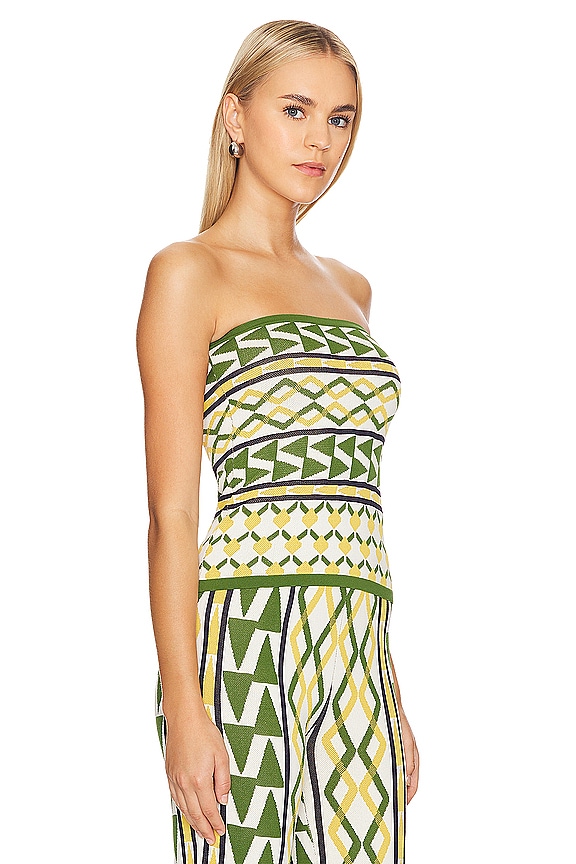 view 2 of 4 AIDA 탑 in Limoncello Geo