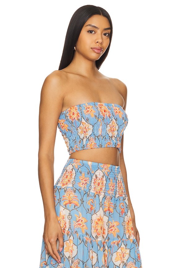 view 2 of 4 Roksana Bandeau in Caged Floral