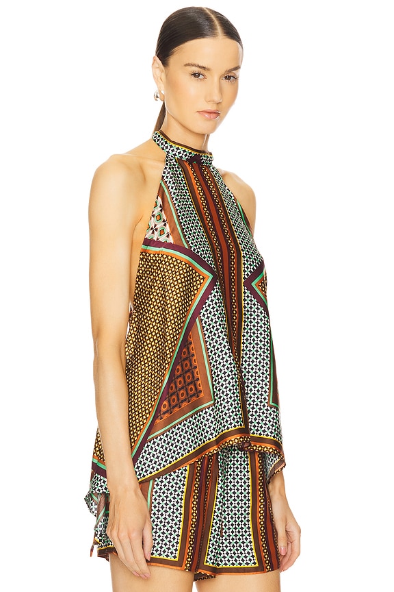 view 2 of 4 Ora Top in Positano Scarf