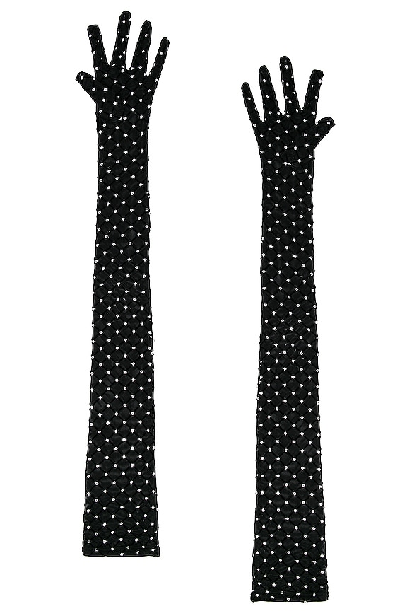view 2 of 2 ПЕРЧАТКИ SPARKLE in Black & Silver