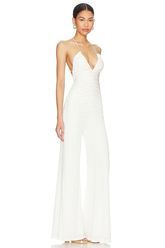 view 2 of 3 Kathleen Slinky Jumpsuit in Ivory