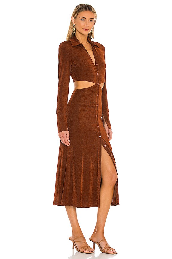 view 2 of 3 Solana Dress in Copper