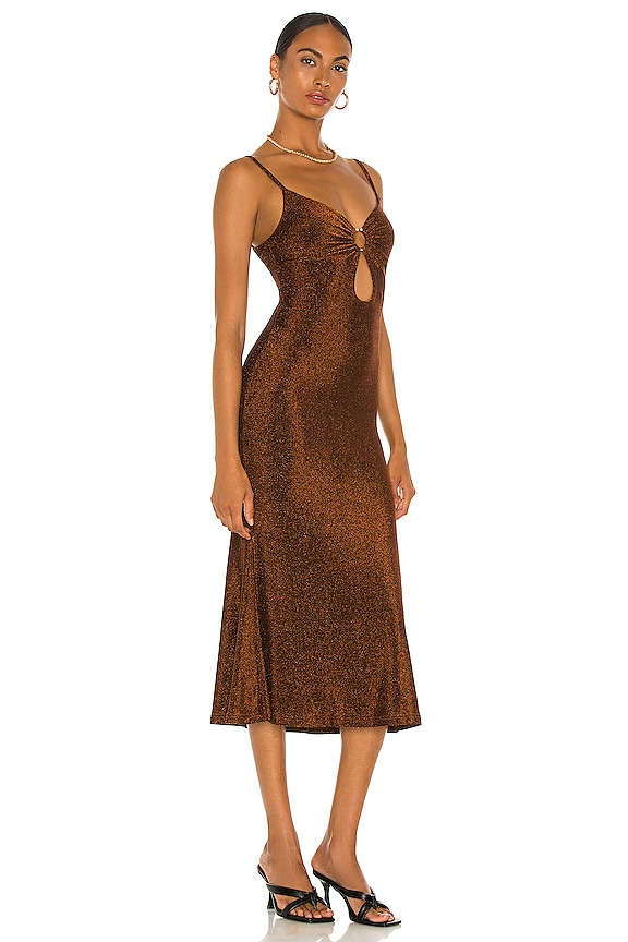 view 2 of 4 Josette Dress in Burnt Copper
