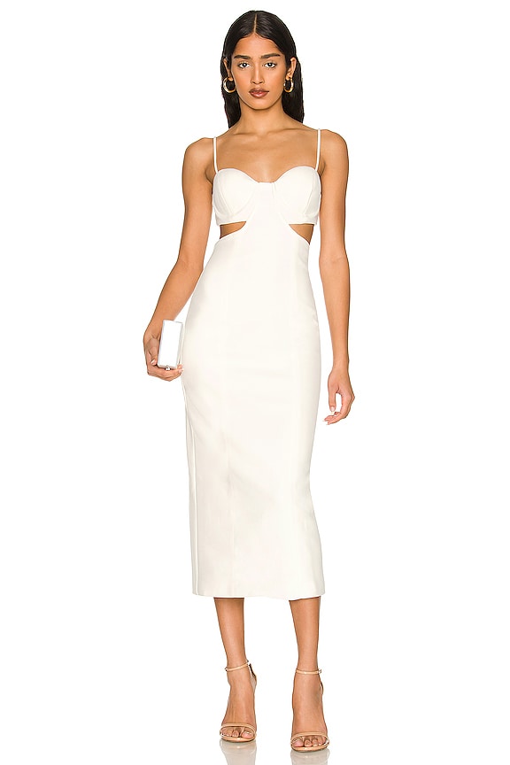 view 1 of 3 VESTIDO MIDI DAISY in Ivory