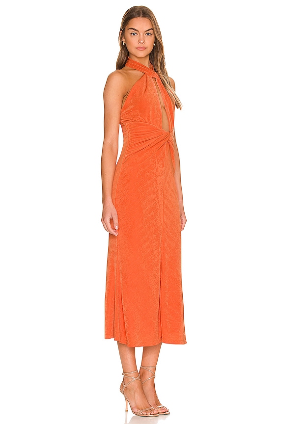 view 2 of 3 Stefanie Dress in Golden Pumpkin