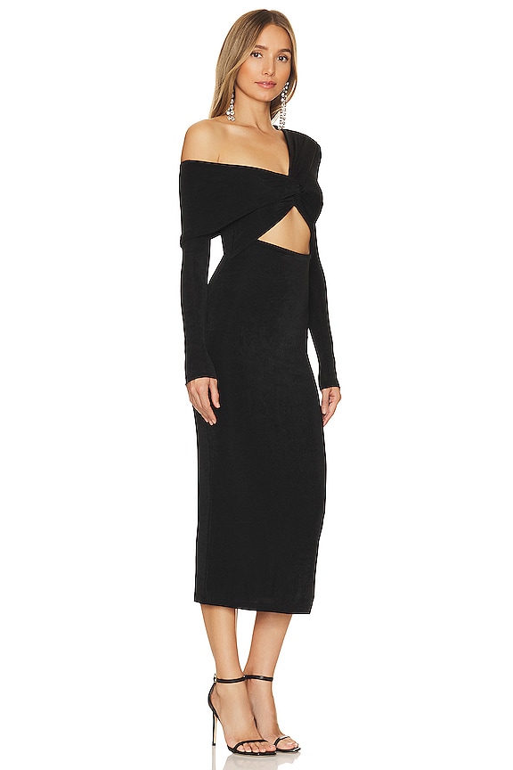 view 2 of 4 ROBE ANELA in Black