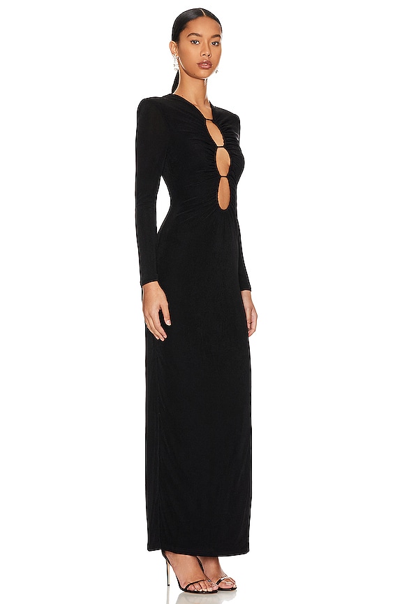 view 2 of 3 Edita Slinky Gown in Black