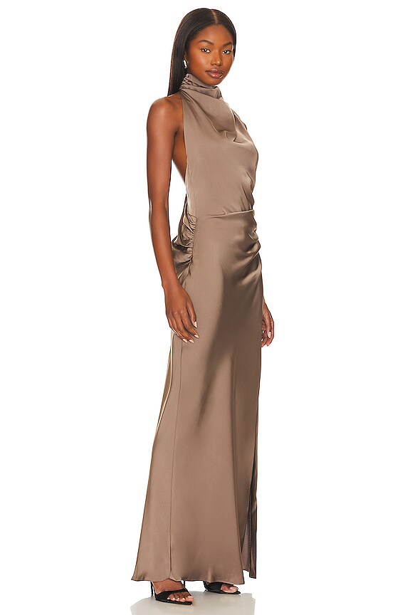 view 2 of 3 Constantina Gown in Iron Grey