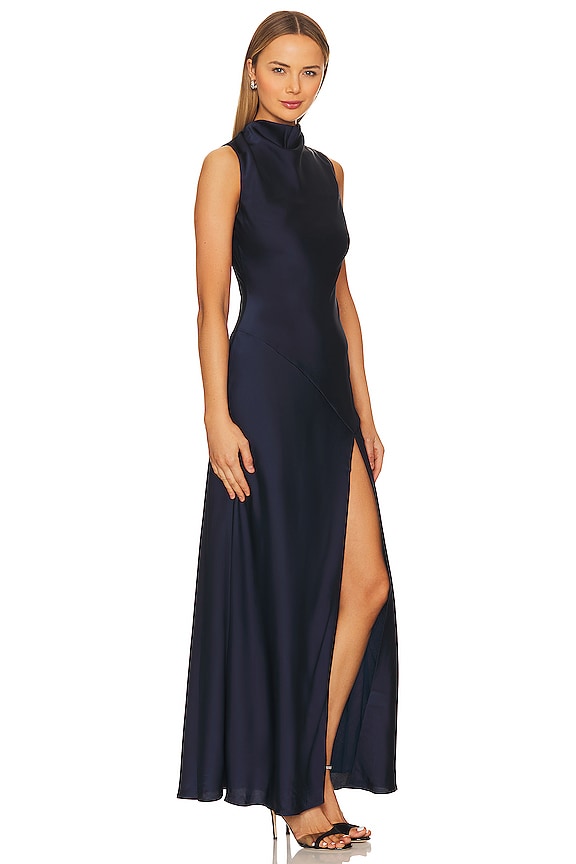view 2 of 3 VESTIDO LARGO NYA in Midnight Navy