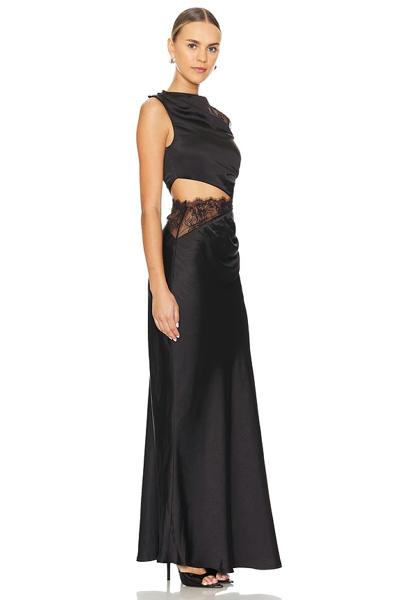 view 2 of 4 KIMORA 맥시원피스 in Black