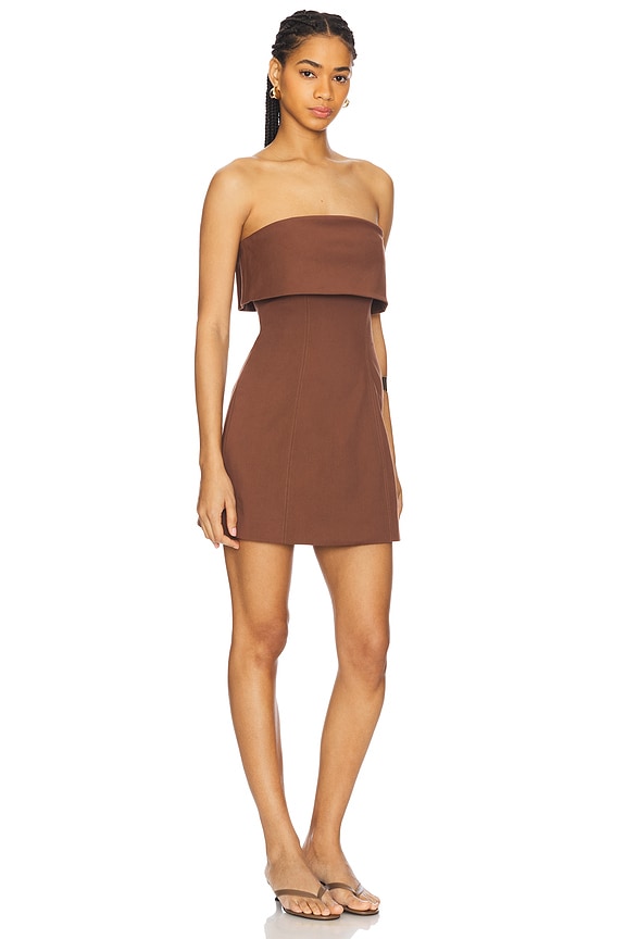 view 2 of 3 Jemma Mini Dress in Espresso