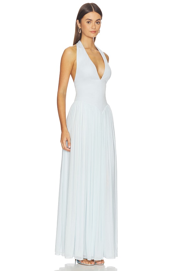 view 2 of 3 The Opelia Jersey Maxi Dress in Skywriting