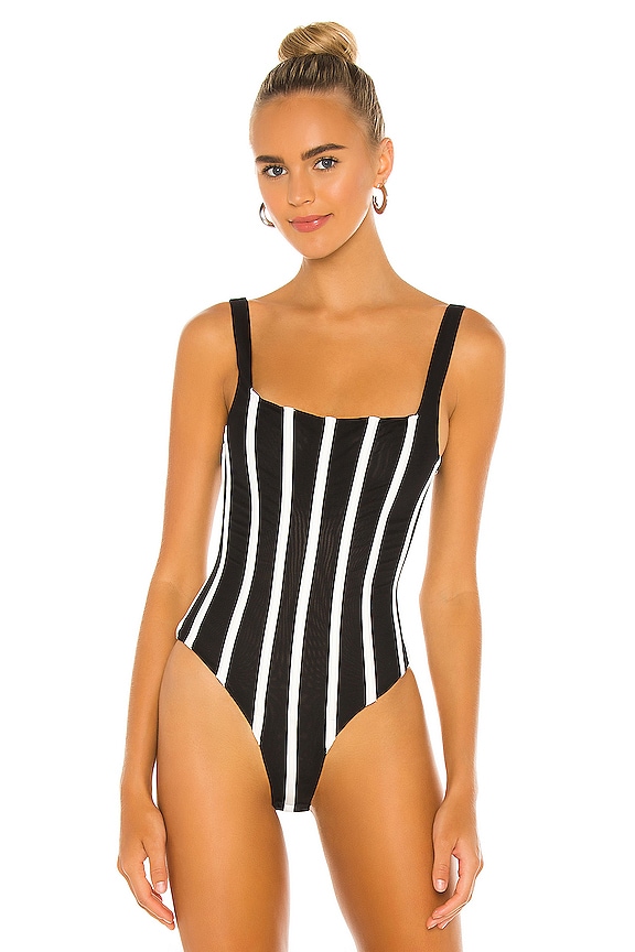 view 2 of 5 Kyanni Bodysuit in Black & Ivory