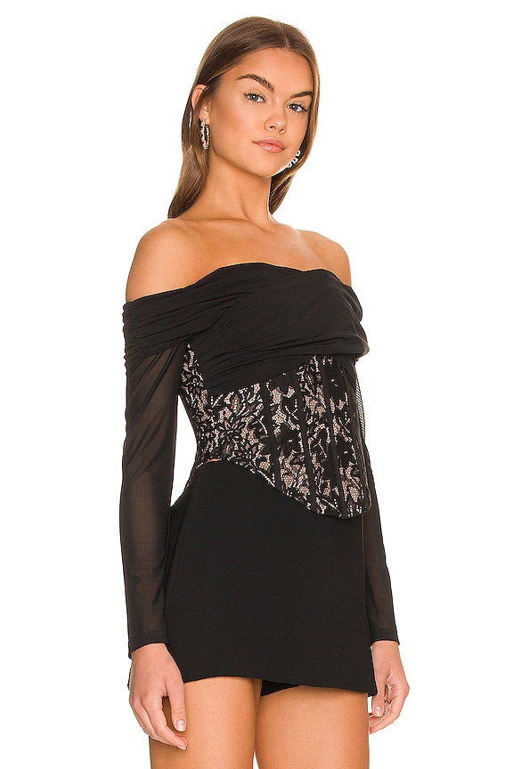 view 2 of 4 Lana Top in Black Lace