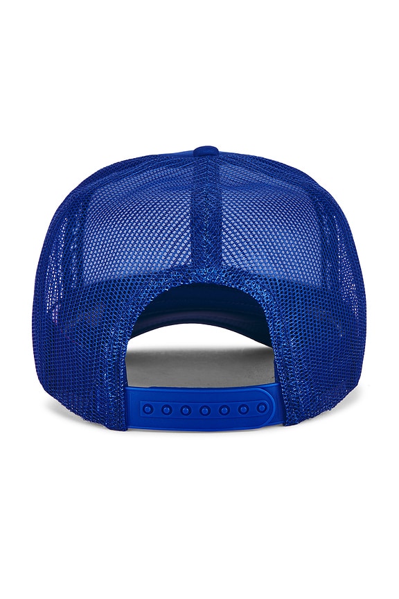 view 2 of 3 Hideaway Trucker Hat in Cobalt Blue