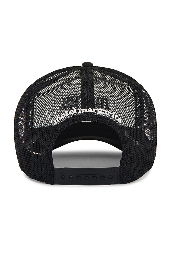view 2 of 3 Margs. Trucker Hat in Bone & Black