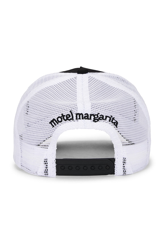 view 2 of 3 I Hate Margs Trucker Hat in Black & White