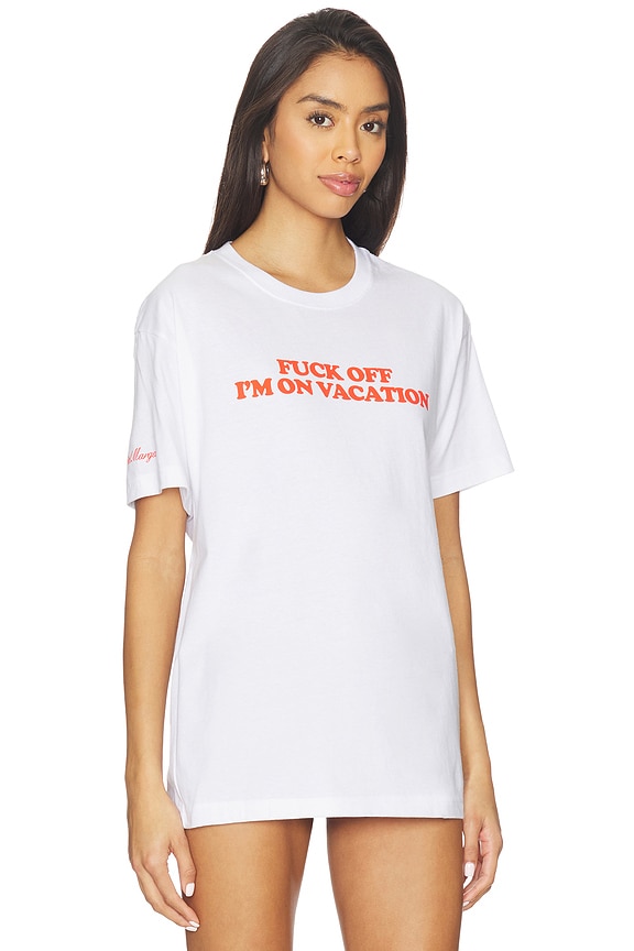 view 2 of 4 ФУТБОЛКА VACATION in White