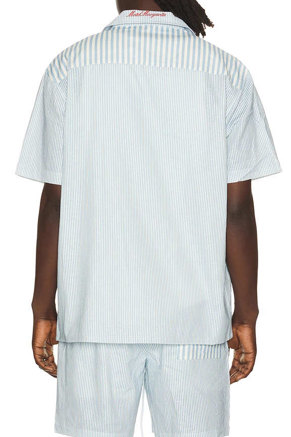 view 2 of 5 CAMISA in Denim & White