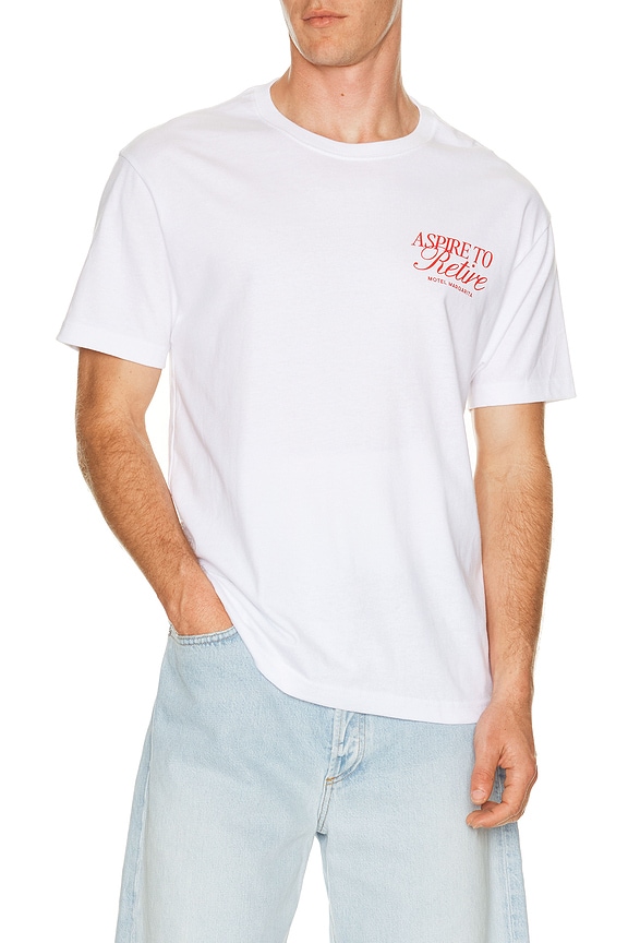 view 2 of 4 Retire Tee in White