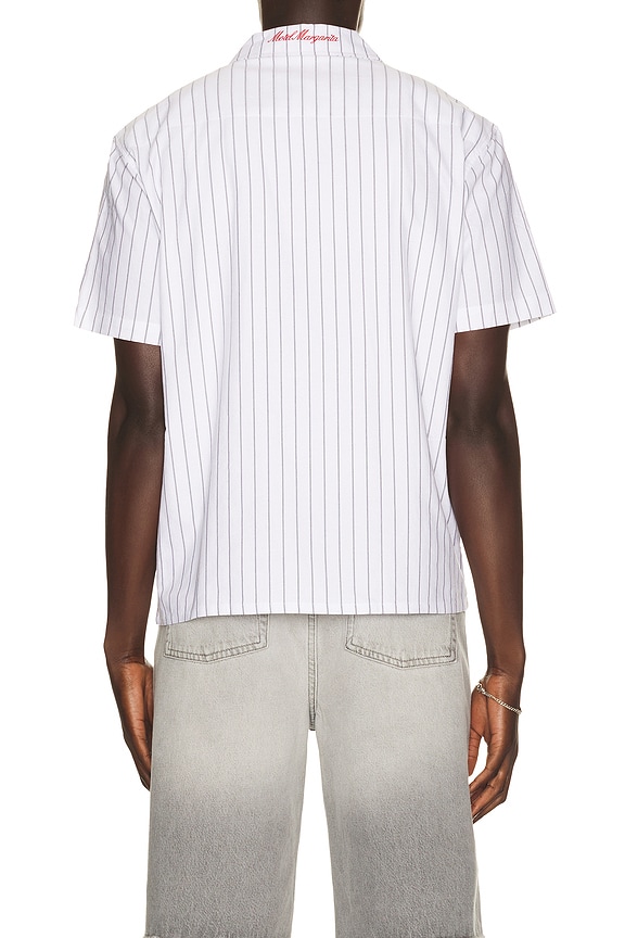 view 2 of 5 Descanso Zip Up Shirt in White & Black