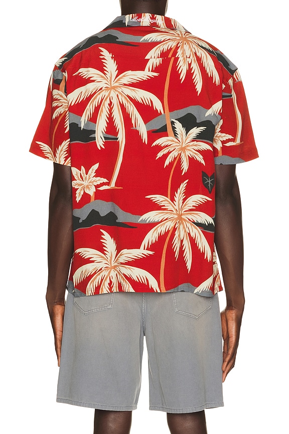 view 2 of 5 Island Shirt in Crimson & Sand