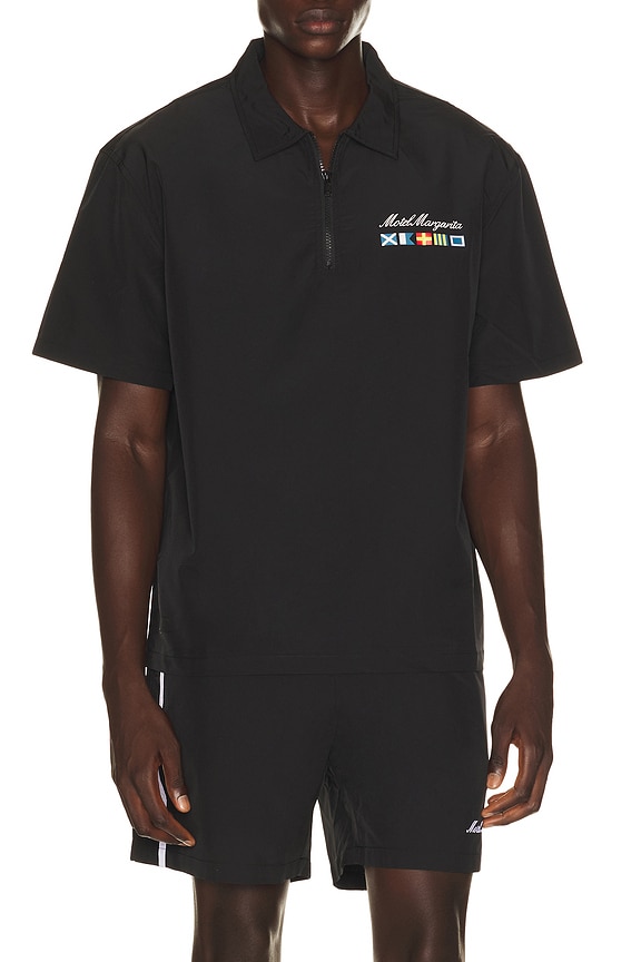 view 2 of 4 Squal Quarter Zip Shirt in Black