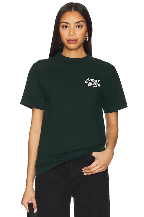 view 2 of 4 Desert Tee in Forest Green