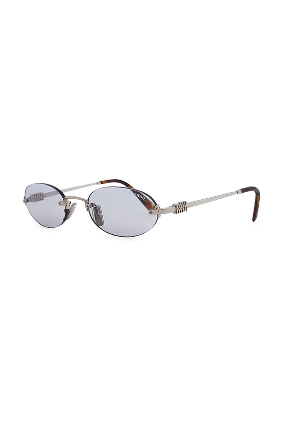 view 2 of 4 Round Sunglasses in Silver