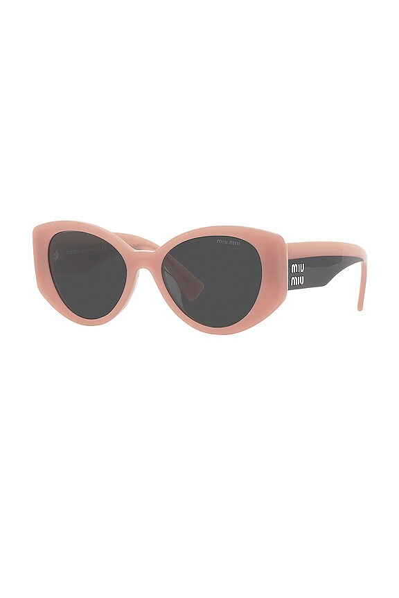 view 2 of 3 GAFAS DE SOL in Pink Opal & Dark Grey