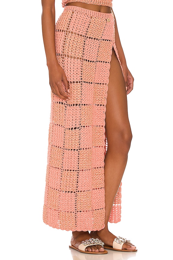 view 2 of 6 Nova Maxi Skirt in Blush
