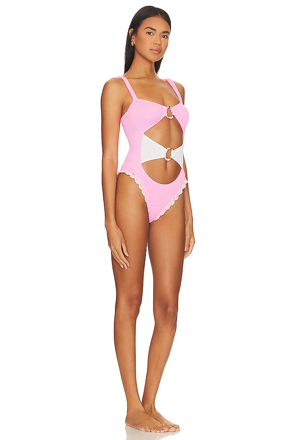 view 2 of 4 ISABELLA ワンピース in Pink & White