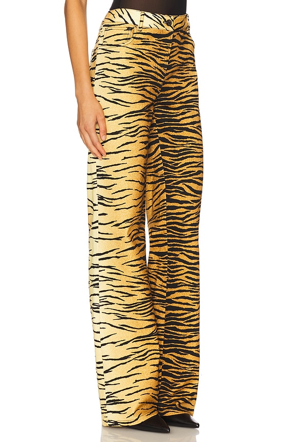 view 2 of 6 Tiger Stripes Trousers in Multi Brown