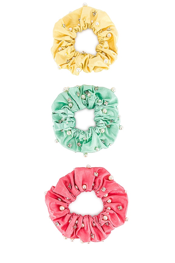 view 1 of 2 Miami Scrunchie Set in Multi