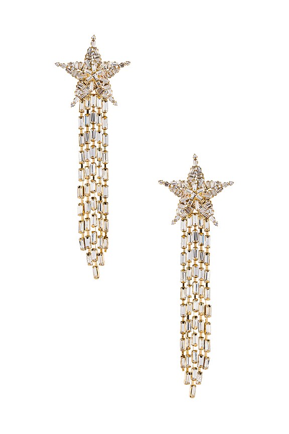 view 1 of 3 BOUCLES D'OREILLES PENDENTIF M31 in Crystal