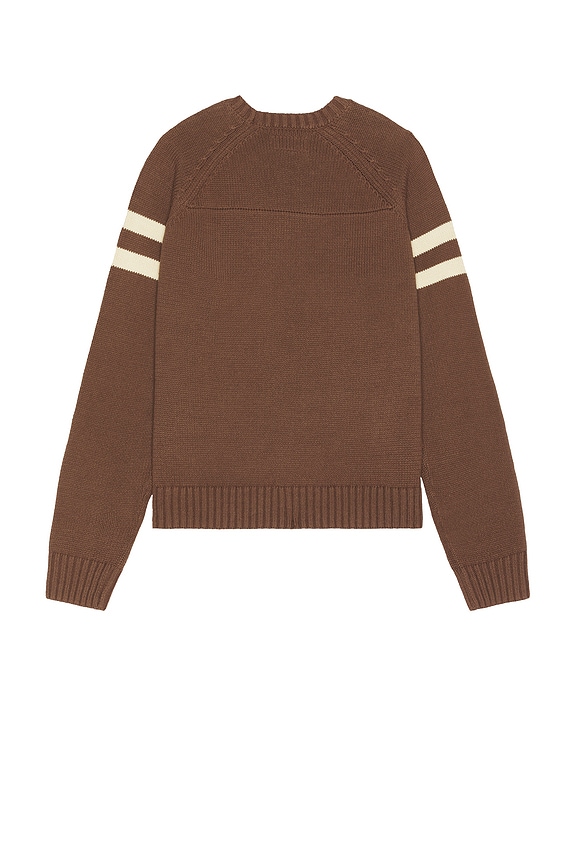 view 2 of 3 x Peanuts Spike Knit Sweater in Brown