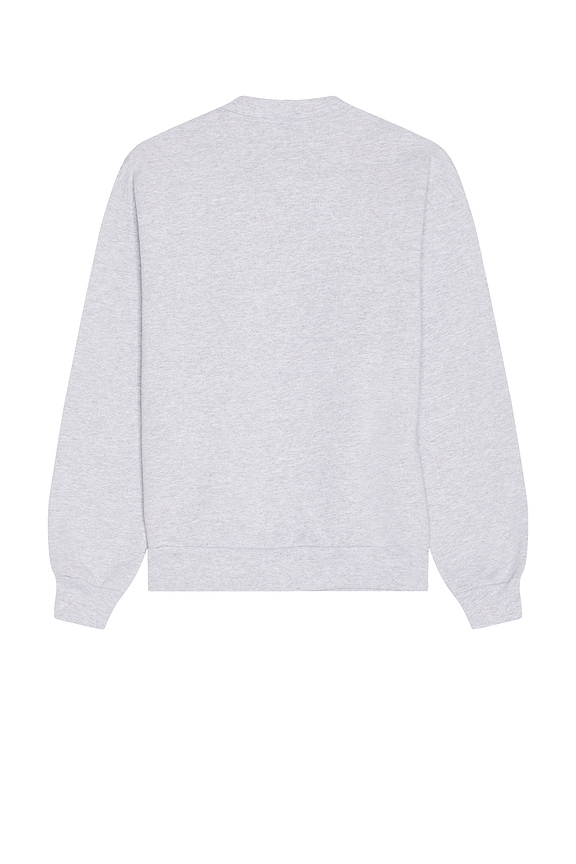 view 2 of 3 Smiley Big Apple Crewneck Sweatshirt in Ash Heather