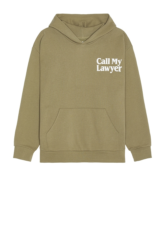 view 2 of 3 Call My Lawyer Hoodie in Kelp