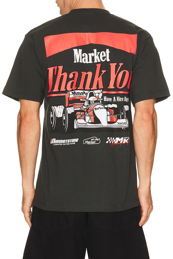 view 1 of 4 Have A Nice Race T-Shirt in Washed Black