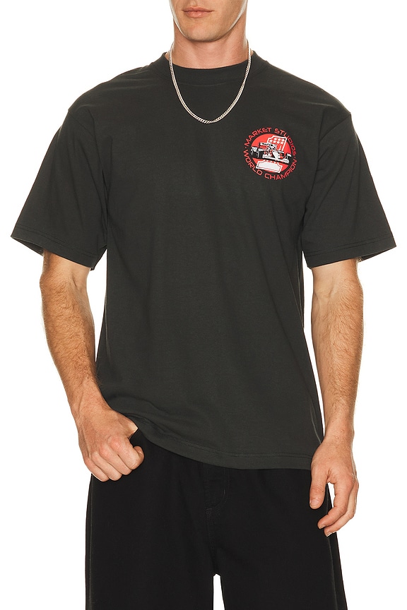 view 2 of 4 Have A Nice Race T-Shirt in Washed Black