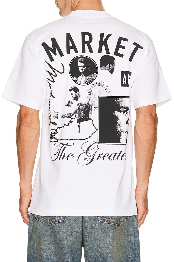 view 2 of 4 x Muhammad Ali The Greatest T-Shirt in White
