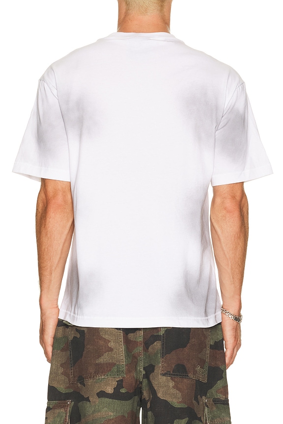 view 2 of 4 Beware The Dobie Tee in White