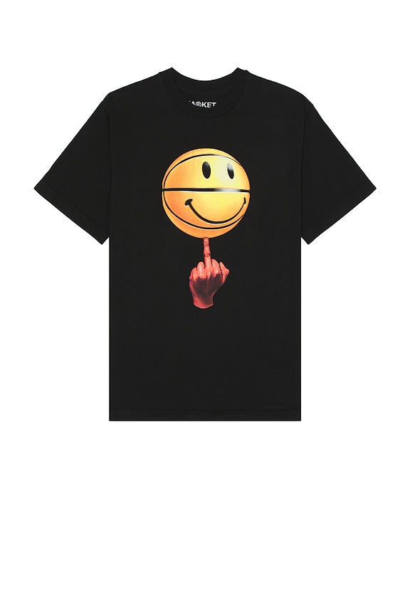 view 1 of 3 Smiley Good Game T-Shirt in Washed Black