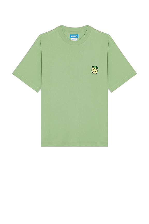 view 2 of 6 Smiley Fruit 3 Pack T-shirt in Basil, Butter Cream, & Sky Blue