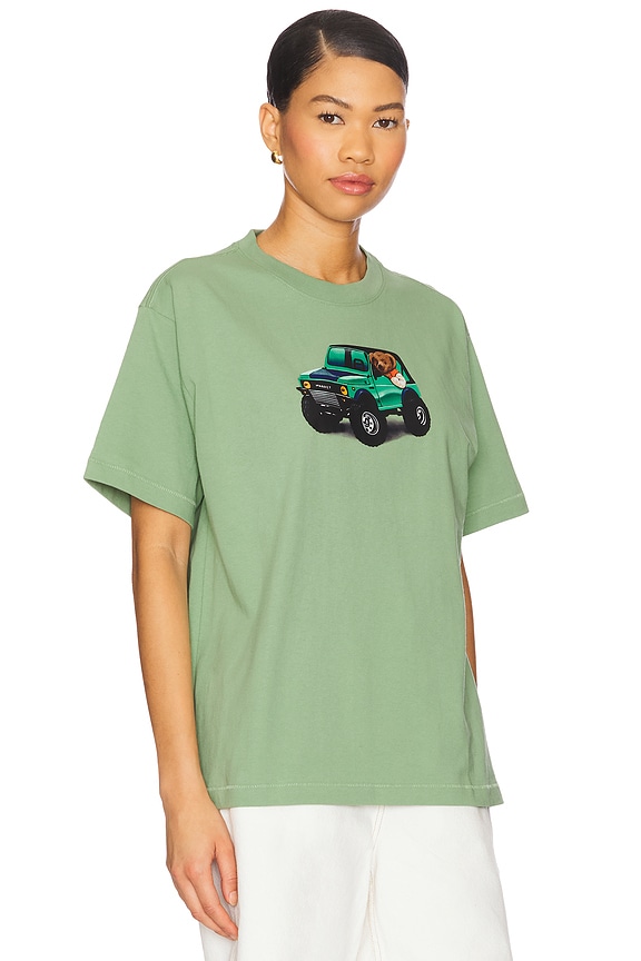 view 2 of 4 4X4 Bear T-Shirt in Basil