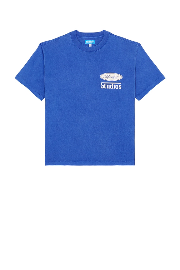 view 2 of 4 Stallion Tee in Dazzling Blue